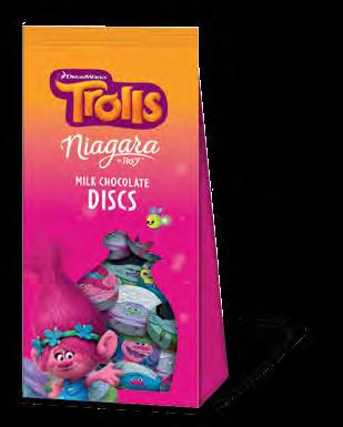 00 7 Foil-Wrapped Chocolate Discs Smooth Niagara milk