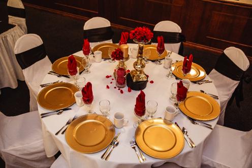 Reception Packages Standard Edelweiss Hall Package: Includes: - China - Stemware - Glassware - Silverware - Water Carafes -