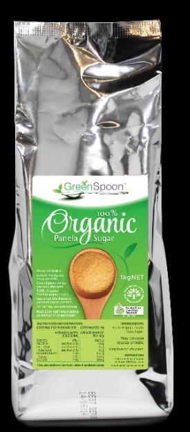 100% Organic Panela Sugar Coconut Blossom Sugar Fair Trade Sugar Product Description Pack