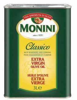 Oils, Fats & Cooking Wines Monini MN010 MN011 MN020 MN021 MN001 MN002 MN004 MN001 Monini Extra Virgin Olive Oil 6