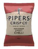 9.60 BUY ANY 4 CASES & GET 1 CASE FREE Pipers Crisps - Selecting the best local potatoes, they remove just