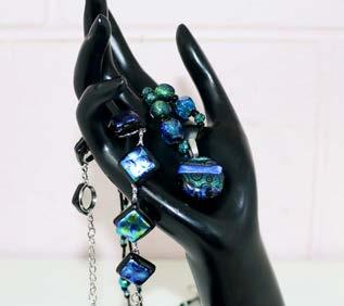 DICHROIC SETS Prices Vary Stunning one-of-a-kind necklace and earring