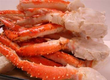 Ask server for availability. King Crab Leg Platter: Considered the tastiest of crab species with a salty, rich, and sweet flavor Admiral Platter: 1 lb. 39.99 Captain Platter: ½ lb. 24.
