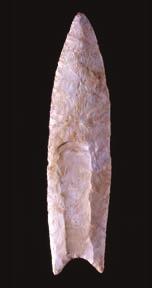 unit 1 Early Farmers The Clovis point is the type of spearpoint that generally defines Big-Game Hunter cultures. This long Clovis point identifies a people that lived about 11,000 to 12,000 years ago.