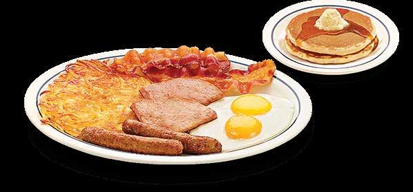 99 Smoked Meat & Eggs With 2 eggs, potatoes & toast. $12.83 Eggs Benedict (Weekends Only) $12.99 All breakfast plates are served with coffee and one refill only till 11am. Extra coffee is $2.21.