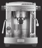 Features of your Café Series Espresso Machine Twin Pump and Twin Thermoblock TPTT System The machine is fitted with a 15 BAR pump for the espresso function, delivering the pressure required for a