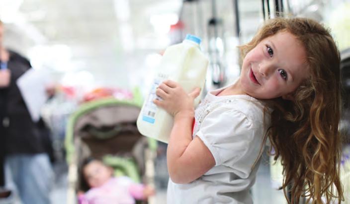 The Budget Chef likes low-fat milk! New to drinking or cooking with low-fat milk? Try going down just one fat level at a time to get your family used to the taste.