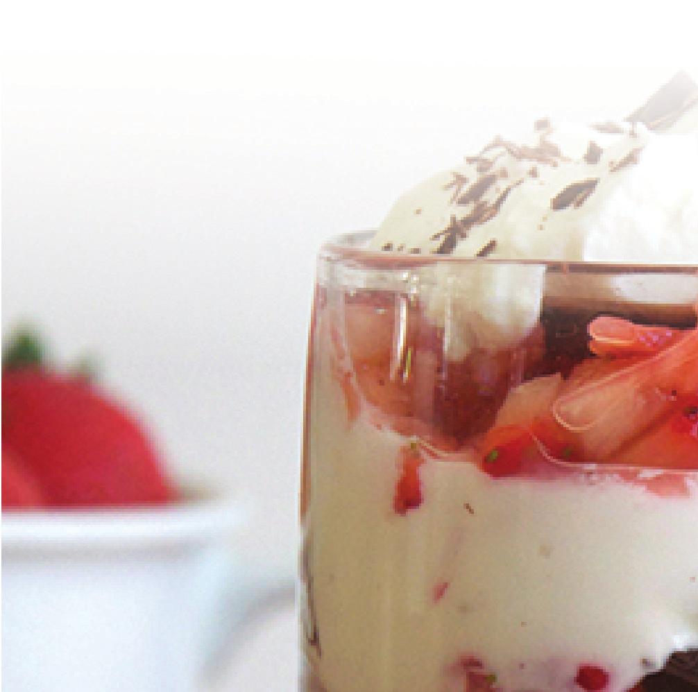 Chocolate Strawberry Fool How to make it 1 Place 1 cup of strawberries in a small bowl and add the sugar and