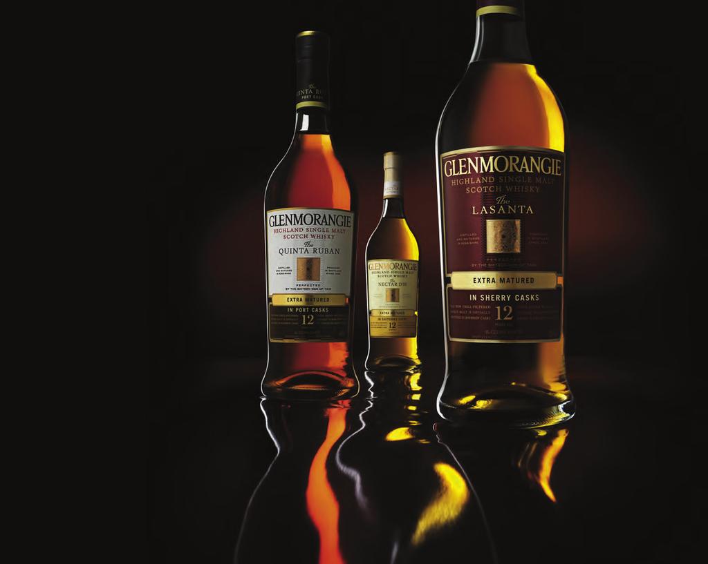 GLENMORANGIE LINE Renowned for infusing each of their single malts with distinguished character, Glenmorangie s superbly crafted blends prove that you can appeal to every taste.
