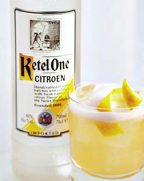 KETEL ONE CITROEN Ketel One Citroen is infused slowly with a high quality natural citrus essence to produce Ketel One Citroen.