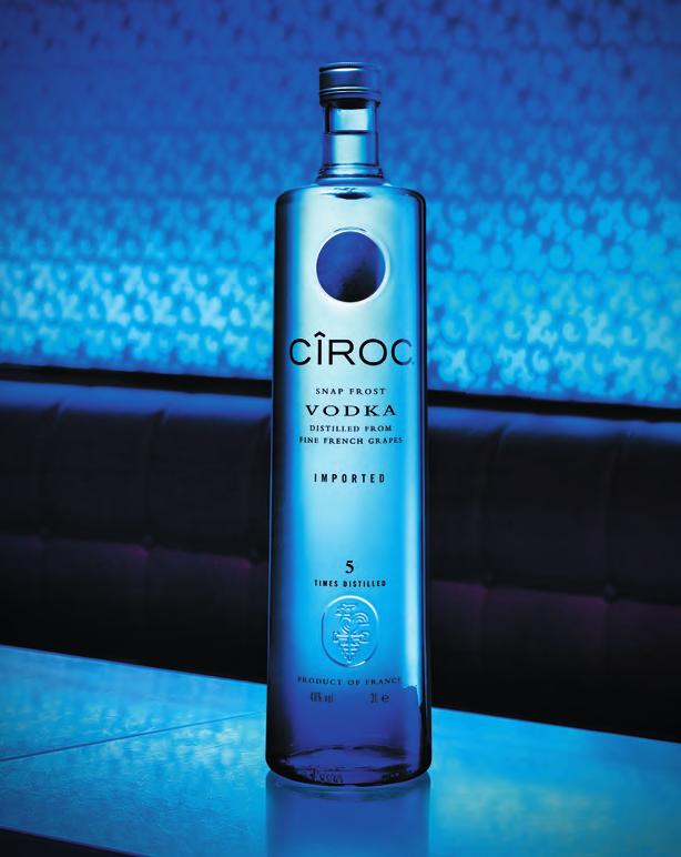CÎROC ULTRA PREMIUM VODKA Cîroc is a vodka of the highest order. At the heart of this unique vodka are carefully selected grapes grown high in the Gaillac region of France.