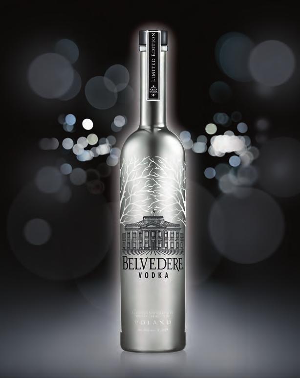 BELVEDERE SILVER Belvedere, the world s finest vodka, is proud to present their special-edition silver bottle.