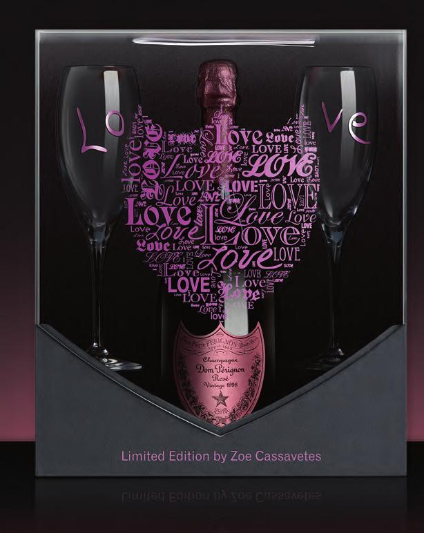 DOM PÉRIGNON ROSÉ LOVE SET Some occasions are more intimate than others, and there is no better way to express your love than with the Dom Pérignon Rosé Love Set.