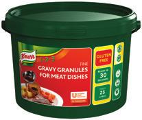 of all training Provide customers with clear information on the gluten KNORR 25L Gravy Granules Meat, Poultry KNORR Professional Jelly Bouillon Beef,