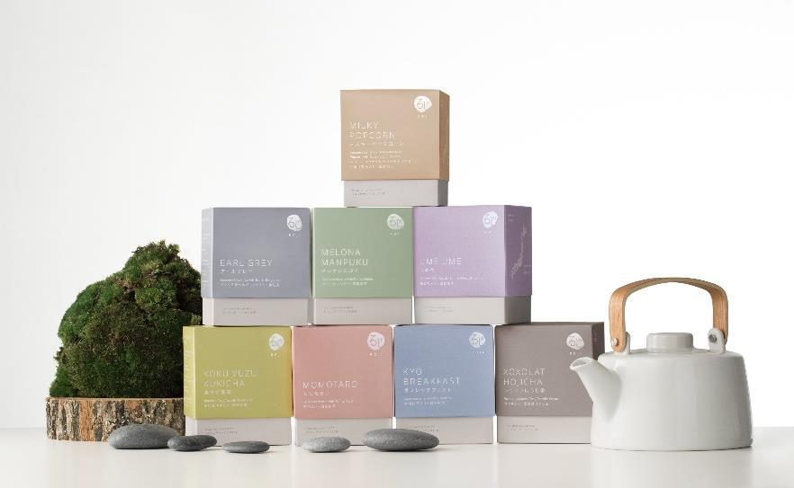 The flavours that launched the range are Pearl of the Orient with Lychee, Earl Grey Lavender with Strawberry, and Osmanthus Sencha with Passionfruit.