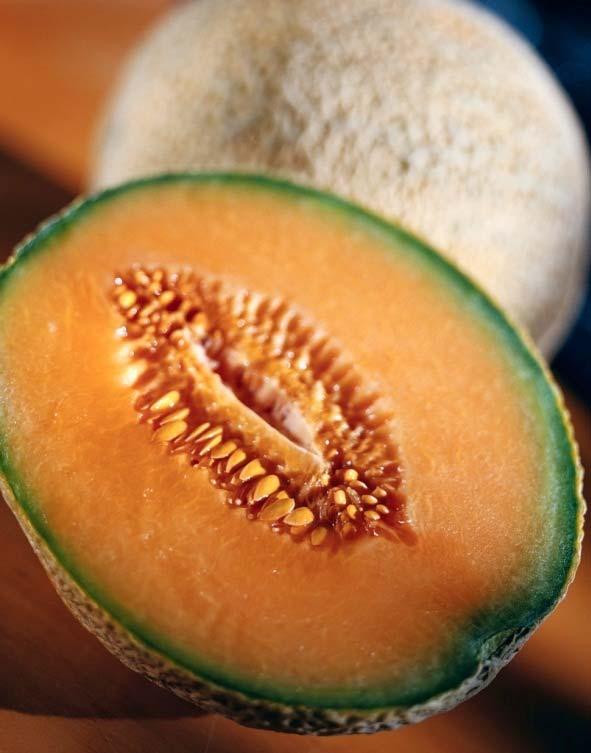 Q 8 - Answer: False Though only the inside of melons is
