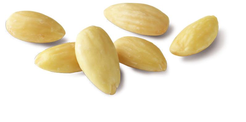 MAJOR CALIFORNIA ALMOND FORMS WHOLE, NATURAL OR BLANCHED