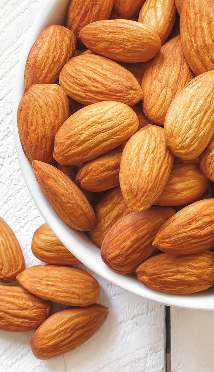 Like nectarines, peaches and plums, the almond is categorized botanically as a fruit Almonds are