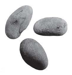 natural pebble. Give reasons for your answer.
