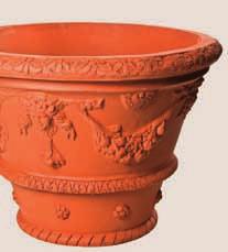 Terra cotta can be an economical alternative to stone and being a unique medium,