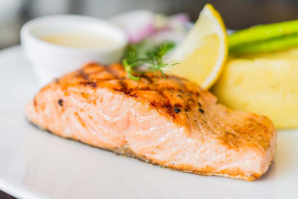 CANADIAN ATLANTIC SALMON The flavor of Atlantic salmon is milder than that of the wild salmon species. The meat is moderately firm and oily.