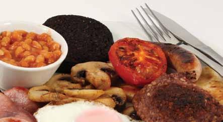 Special Winter Offers Early Bird Special Full Scottish Breakfast (excludes hot drinks) 8-11am (9-11am on