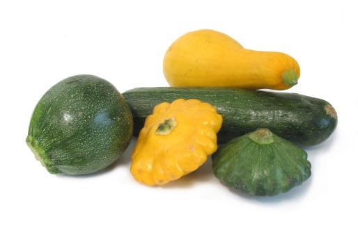 Summer Squash Figure 16. This image shows several different varieties of summer squash.
