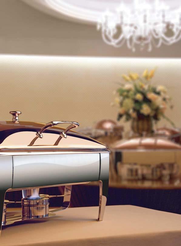39 Chafing Dish Princess Deluxe Induction Chafing Dish reflects a perfect Blend of elegant design and practical function.