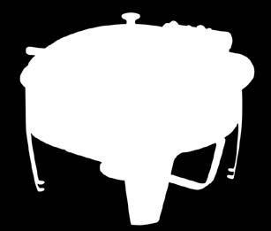 Chafing Dish 46 47 Chafing Dish Round Optional Accessories: Chrome-Nickel Stainless Steel EU 1935/2004 Food Safe