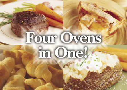 Great-tasting food up to 4 times The Advantium 120 oven helps you make