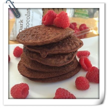 Week 1: Recipes KEY T=tablespoon GF=gluten free Breakfast chocolate protein pancakes Yield: 2 servings (2-3 pancakes per serving) You will need: bowl, whisk, measuring cups and spoons, skillet,