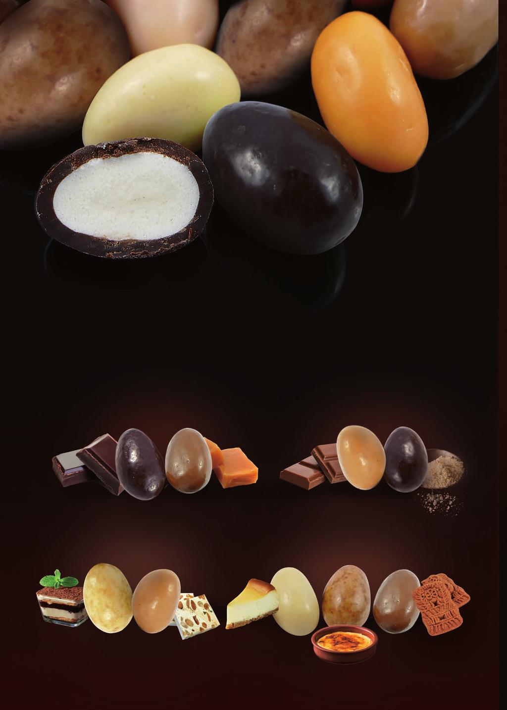 Happy Guimmy Coeur Guimauve enrobé d un délicieux chocolat Soft Marshmallow coated with chocolate Chocolat Noir - Caramel Dark