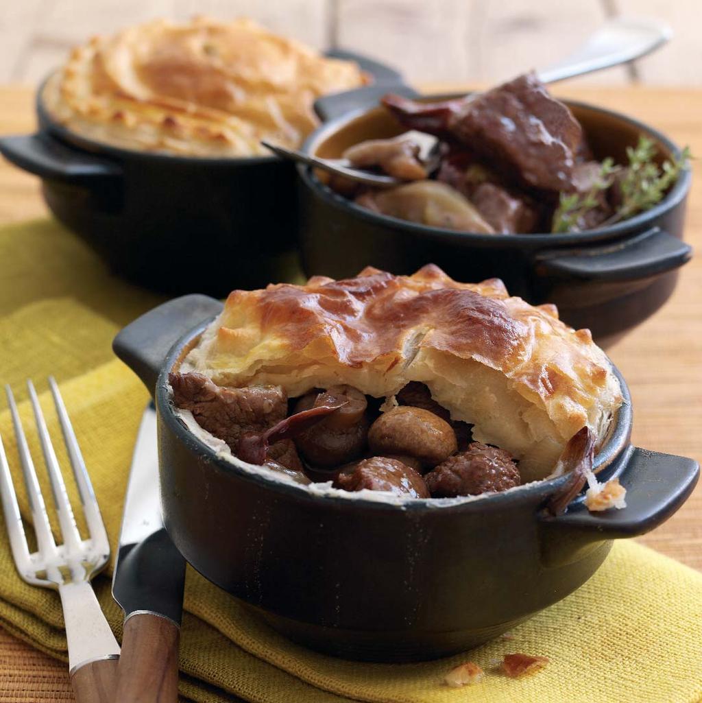 Autumn Recipe Collection 2007 Welsh Beef Steak & Ale Individual Pies Select Quality. Select Tenderness. Select Welsh Beef.