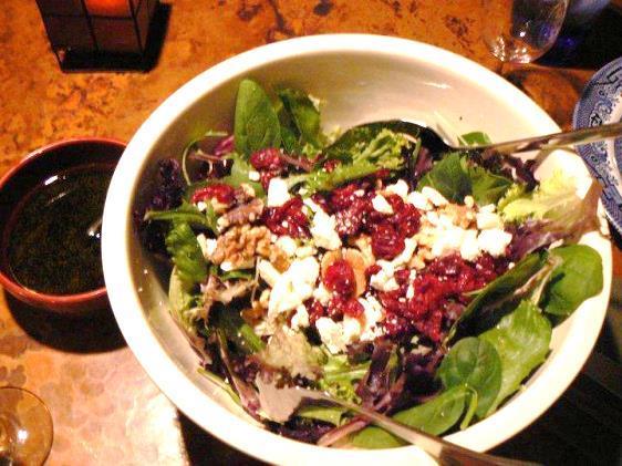 Raspberry Vinaigrette Spinach Salad Spinach romaine mix