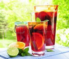 Drinks Fruit Punch Ingredients: 2 cups of different fruit juices, ½ cup of sweetened condensed milk, 1 can ginger ale, ½ cup ice cubes (4 drinks) Combine all ingredients in a blender.