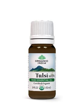 TULSI HOLY BASIL ESSENTIAL OIL Revered in India as The Queen of Herbs, Tulsi (also known as Holy Basil) has traditionally been used to support immunity, stress response, and to support the body s