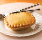 FROZEN PRODUCTS 88027 Dicksons Family Sized Steak Pie 2x730g Diced select cut of beef and gravy in a short crust pastry Steak & Kidney 94138 Steak & Kidney Pie 32x190g 3 A frozen and unbaked Steak