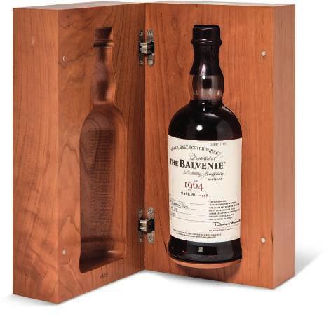40 The Balvenie Single Cask 1964 Aged 43 Years. Cask 10378. Bottled 18th November 1964. Bottle no 46 of 151. 41.3% 70cls In original wooden presentation box with slightly damaged label.