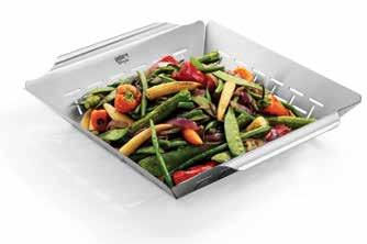 Weber Gas Barbecue Accessories Stainless Steel Grill Pan A great idea for cooking oven chips and fries, vegetables or delicate fish on the barbecue.