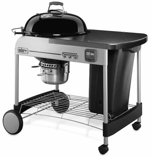 Charcoal Barbecues Weber Performer Kettle with Gourmet Barbecue System Grill