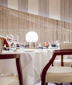 The menu of small plates incorporates the classic flavours and vivid colours of the Riviera,