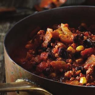 TURKEY CHILI 6 servings Prep Time: 10 minutes Cook Time: Time: 25 minutes INGREDIENTS 1 Tbsp. (15 ml) Becel Oil 1 onion, chopped 1 lb (450 g) lean ground turkey 1 Tbsp.