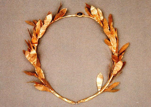 wreath of olive leaves