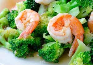 Shrimp All served w. jumbo shrimp & white rice or brown rice on the side *some items can be made gluten free Shrimp w. Broccoli 12.75 Shrimp w. Chinese Cabbage (GF) 13.50 Stir-fried w.