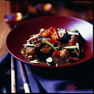 This recipe is taken from the cook book, FRESH CHINESE; written by nutritionist Wynnie Chan, Sea-spiced Aubergines This dish comes from Szechuan and is sometimes referred to as fish fragrant