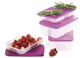 Flexible containers and seals make it easy to remove frozen foods. a New! Freezer Mates Holiday Set Ideal, large-capacity keepers for leftover holiday ham and turkey. Includes two 23½-cup/5.