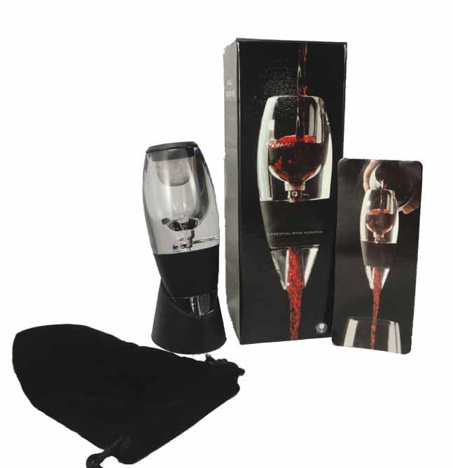 The Instant Wine Aerator Get all of the taste with none of the wait with this instant wine aerator.