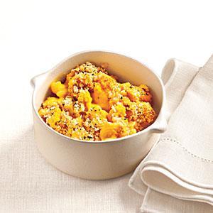 Creamy Light Mac and Cheese Oven Preheat: 375 F Cook Time: 25 mins.