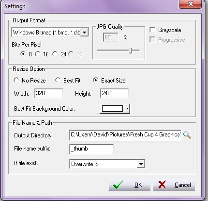USER GRAPHICS USING THE USB HEADER INTERFACE User generated graphics files: Three Specific Bitmap files (BMP) can be loaded directly from a USB Flash Drive into the Fresh Cup 4 Display.