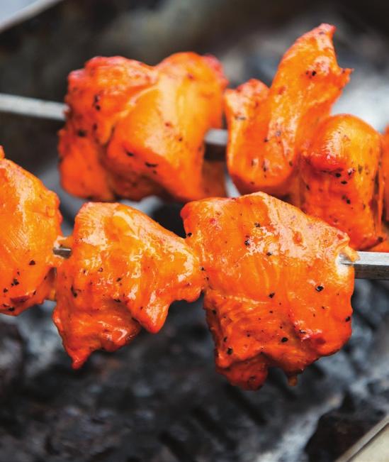 INDIAN BBQ Spice up your palate. Includes food, soft beverages and a private chef. USD 195++ per person.